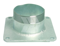 galvanized, with pipe nipple