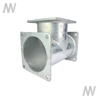 T-piece 90° 6" flange MZ