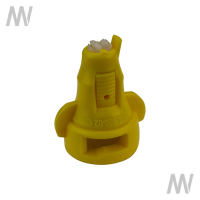 IDTA Asymmetric Air Injector Double Flat Spray Nozzle Yellow
