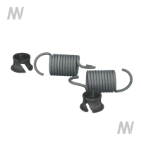 Clutch pedal tension spring set