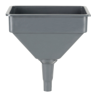 Tractor hopper-PE, 280 x 190 mm-4 l-sieve-grey