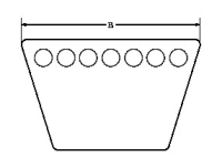 Keilriemen AVX 13 X 650
