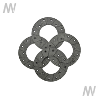 Bremsbelagsatz Ø=165mm, Stärke=5mm