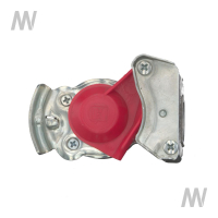 Wabco Kupplungskopf Rot mit Ventil M16 x 1,5 für Zugmaschine