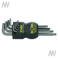 Winkelschraubendreher-Satz TX mit Kugel 8-TLG