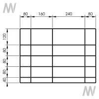 SCHUBLADEN EINTEILER 7 TLG. 1210-ET 7