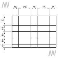 SCHUBLADEN EINTEILER 8 TLG. 1210-ET 8