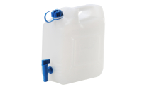 PE water canister ECO 12 L, with tap, natural