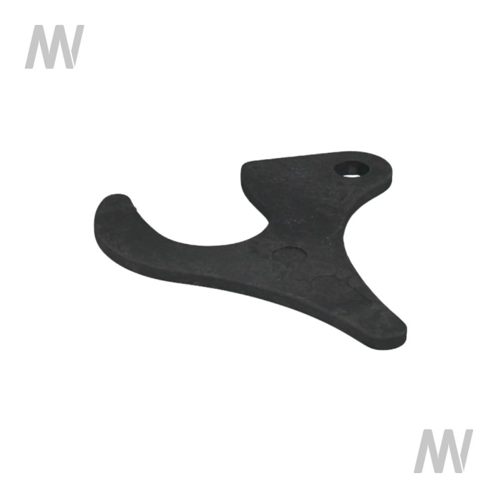 Spacerplatte t=5mm schwarz - Detail 1