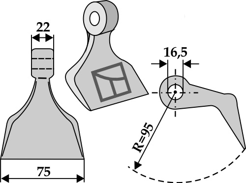 Hammerschlegel - LS-Ausführung, für HMF FREI, M.E.A.A.T., Fehrenbach - Detail 1