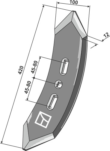 Vorschar - Altes Modell, für Köckerling, Landsberg, Vogel u. Noot, Bottmersdorf, Pöttinger, Huard, Kuhn - Detail 1