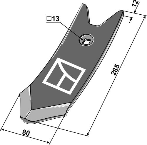 Scharspitze, für Köckerling Topmix - Detail 1