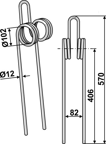 Striegelzinken, für Rabe, Lemken, Eberhardt - Detail 1