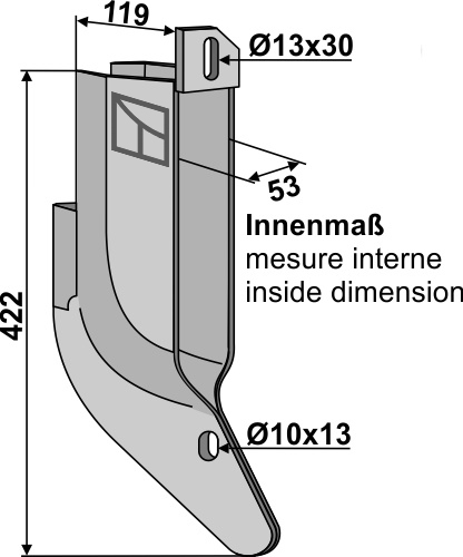 Metall-Säschar, für Becker - Detail 1