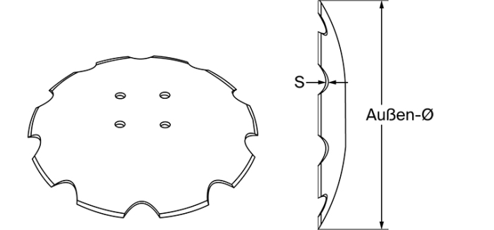 BBG disc, Ø460 mm - Detail 1