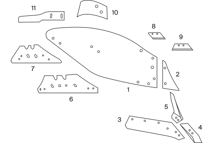 Interchangeable tip coulter - left - Detail 1