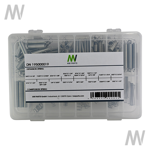 Sortimentskasten Zug-und Druckfedern (200-teilig) - Detail 1
