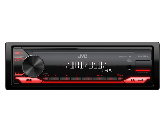 JVC KD-X182DB digital radio DAB+  with automatic DAB/UKW switching - Detail 1