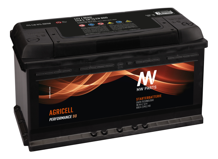 Starterbatterie Autobatterie 12V / 90AH / 680A EN ca 15 Monate in