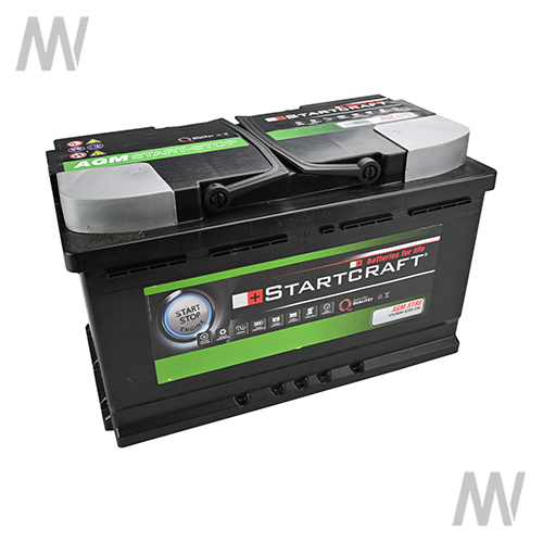 AGM Starter Battery, 80Ah, Start - Stop - Detail 1