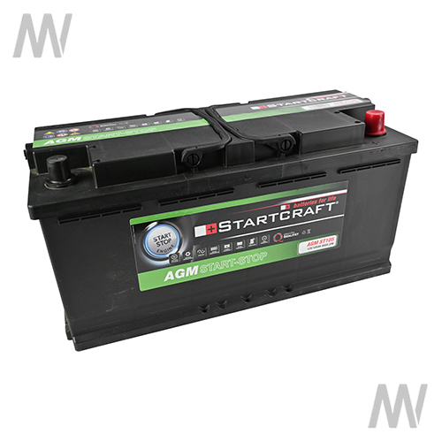 AGM Starter Battery, 105Ah, Start - Stop - Detail 1