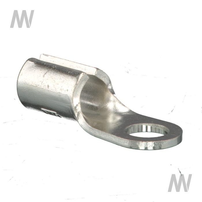 Lötkabelschuh Ringform Messing feuerverzinnt 13mm f.35-50mm² (10 Stück) - Detail 1
