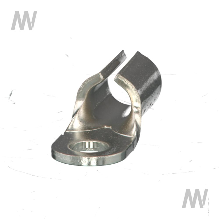 Lötkabelschuh Ringform Messing feuerverzinnt 8,4mm f.25-35mm² (10 Stück) - Detail 1