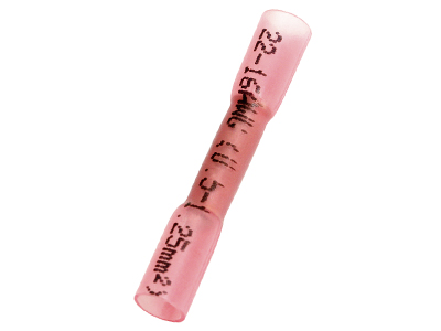 Schrumpfverbinder isoliert rot 0,5-1,5mm² (50 Stück) - Detail 1