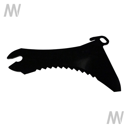Loading vehicle blade, 433 x 250 x 5 mm, for Lely - Detail 1
