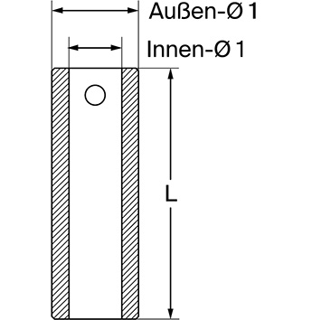 Einschweißbuchse L= 145 mm - Detail 1