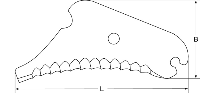 Ballenpressenmesser, 363 x 200 x 5 mm, für Deutz-Fahr, John Deere - Detail 1