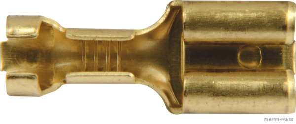 Flachsteckhülse Messing 6,3mm 1,0-2mm² (100 Stück) - Detail 1