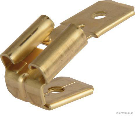 Connector, brass, 6.3 mm (100 pieces) - Detail 1