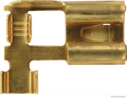 Blade receptacle, angled, brass, 8.0 mm, 1.5-2.5 mm² (100 pieces) - Detail 1