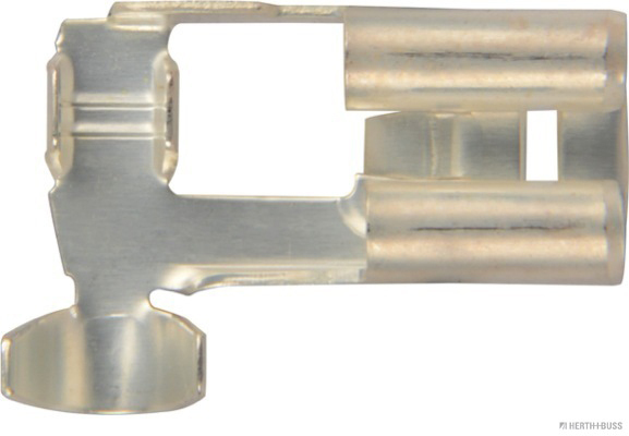 Blade receptacle, angled, bronze, silver-plated (100 pieces) - Detail 1