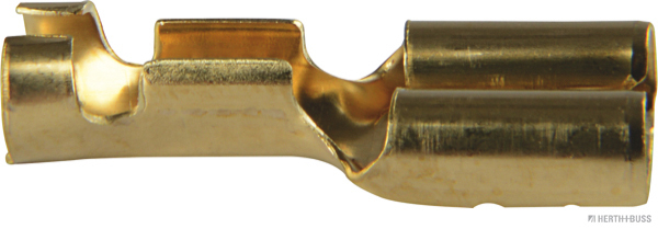 Flachsteckhülse Messing blank  6,3mm 1,0-2,5mm² (100 Stück) - Detail 1