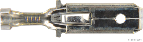 Flachsteckhülse Messing verzinkt  6,3mm 0,5-1,0mm² (100 Stück) - Detail 1