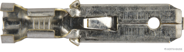 Flachsteckhülse Messing verzinnt m.6,3mm 4,0-6,0mm² (100 Stück) - Detail 1