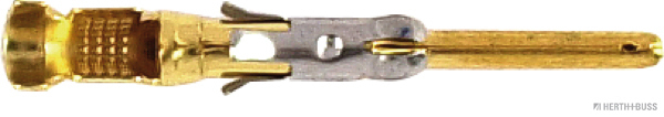 Rundstecker AMP Tyco Type III+ hauchvergoldet (25 Stück) - Detail 1