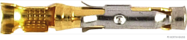 Rundsteckhülse AMP Tyco Type III+ hauchvergoldet (25 Stück) - Detail 1