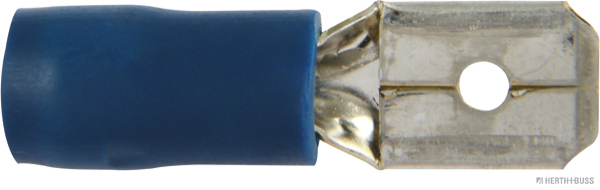 Flachstecker teilisoliert blau 6,3mm f. 1,5-2,5mm² (100 Stück) - Detail 1