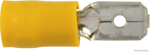 Flachstecker teilisoliert gelb 5,3mm f. 4,0-6,0mm² (100 Stück) - Detail 1