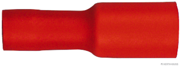 Rundsteckhülse isoliert rot 4,0mm f. 0,5-1,0mm² (100 Stück) - Detail 1