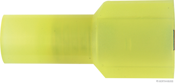 Flachsteckhülse isoliert gelb 6,3mm f.2,5-4,0mm² (50Stück) - Detail 1
