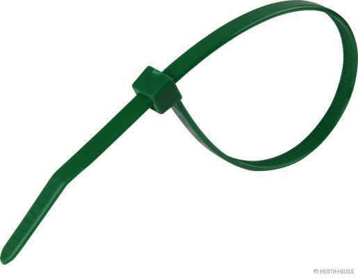 Cable tie, 390X4.8 mm, green (100 pieces) - Detail 1