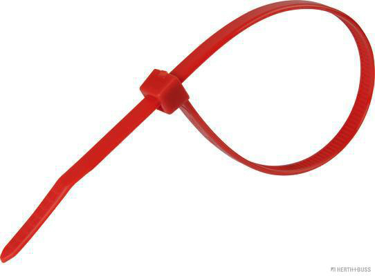 Cable tie, 390X4.8 mm, red (100 pieces) - Detail 1