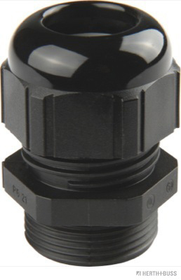 Cable gland, black, w/ PG21 (10 pieces) - Detail 1