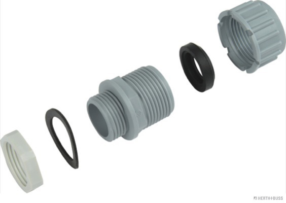 Corrugated pipe fitting, polyamide, nominal diameter 12 mm (1 piece) - Detail 1