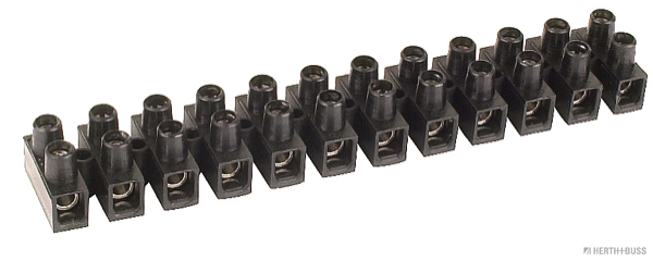 Luster terminal, black, 12-pole, 2.5 mm² (10 pieces) - Detail 1