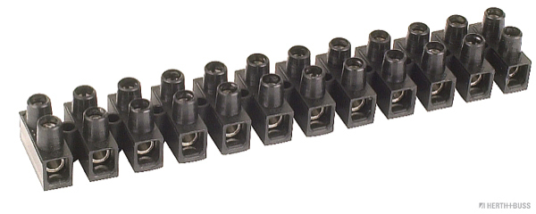 Luster terminal, black, 12-pole, 6 mm² (10 pieces) - Detail 1